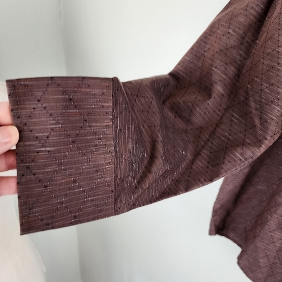 Domani Platform Mens Pointed Collar Long Sleeve Hidden Button Down Shirt Size XL - Picture 3 of 7